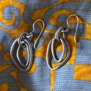 Silpada Silver Multi-Loop Dangle Earrings